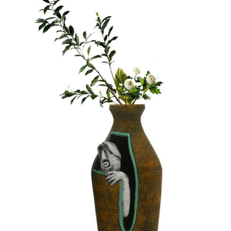 Carvallo - Djärv 3D-skulpterad ansiktsvas för enastående bostadsstyling Carvallo