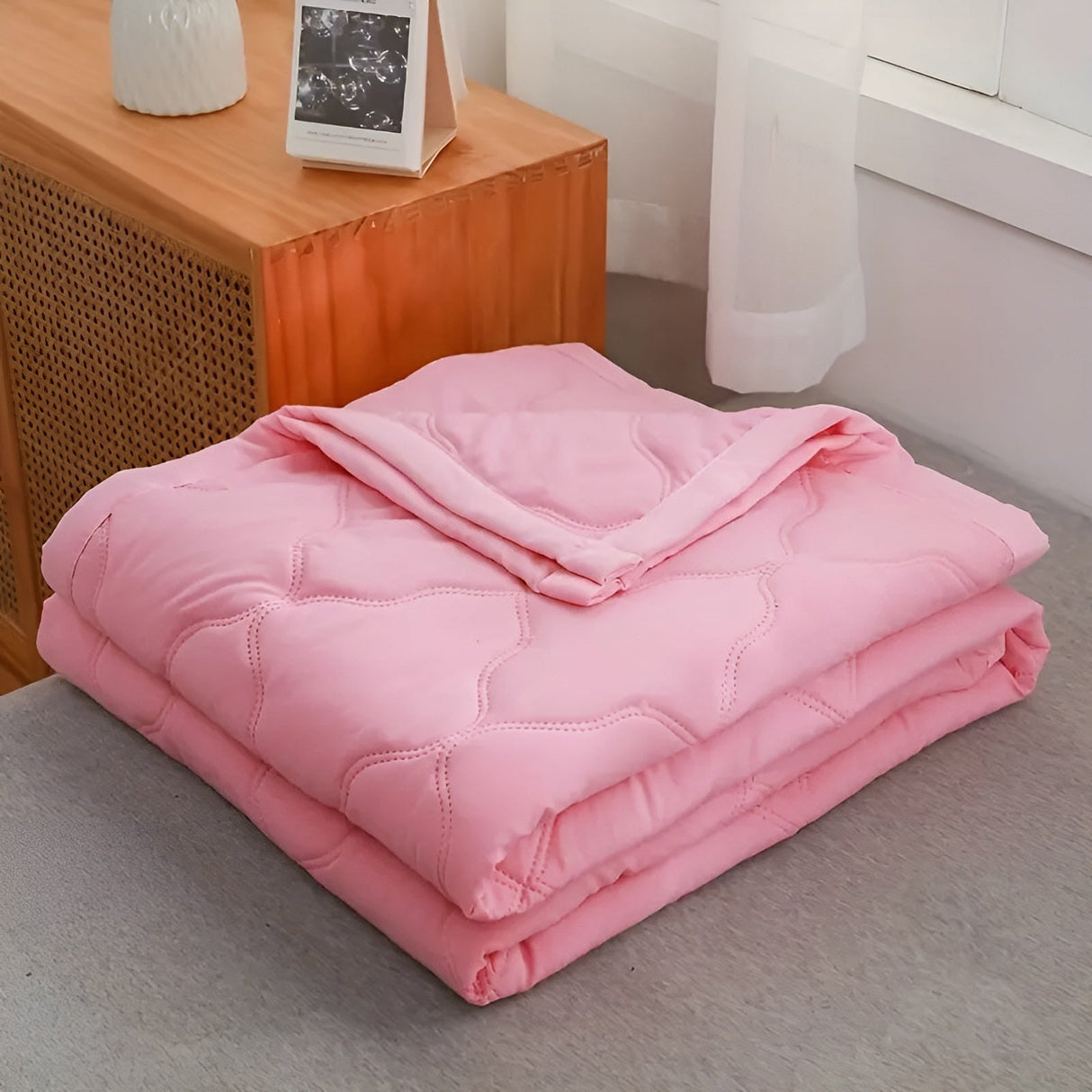 Lätt sommarfilten – Kylande & Lättskött | Perfekt för enkelsängar och dubbelsängar Carvallo