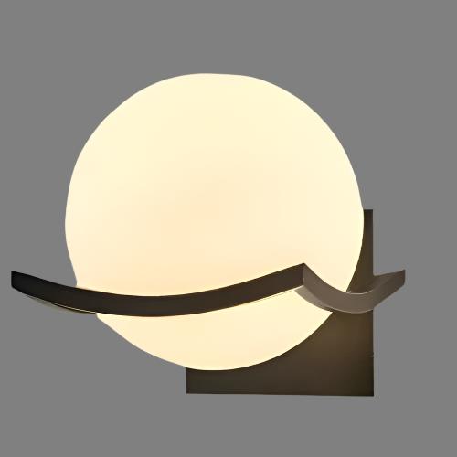 Minimalistisk Modern Vägglampa – LED-ljus med Elegant Glasskydd Carvallo