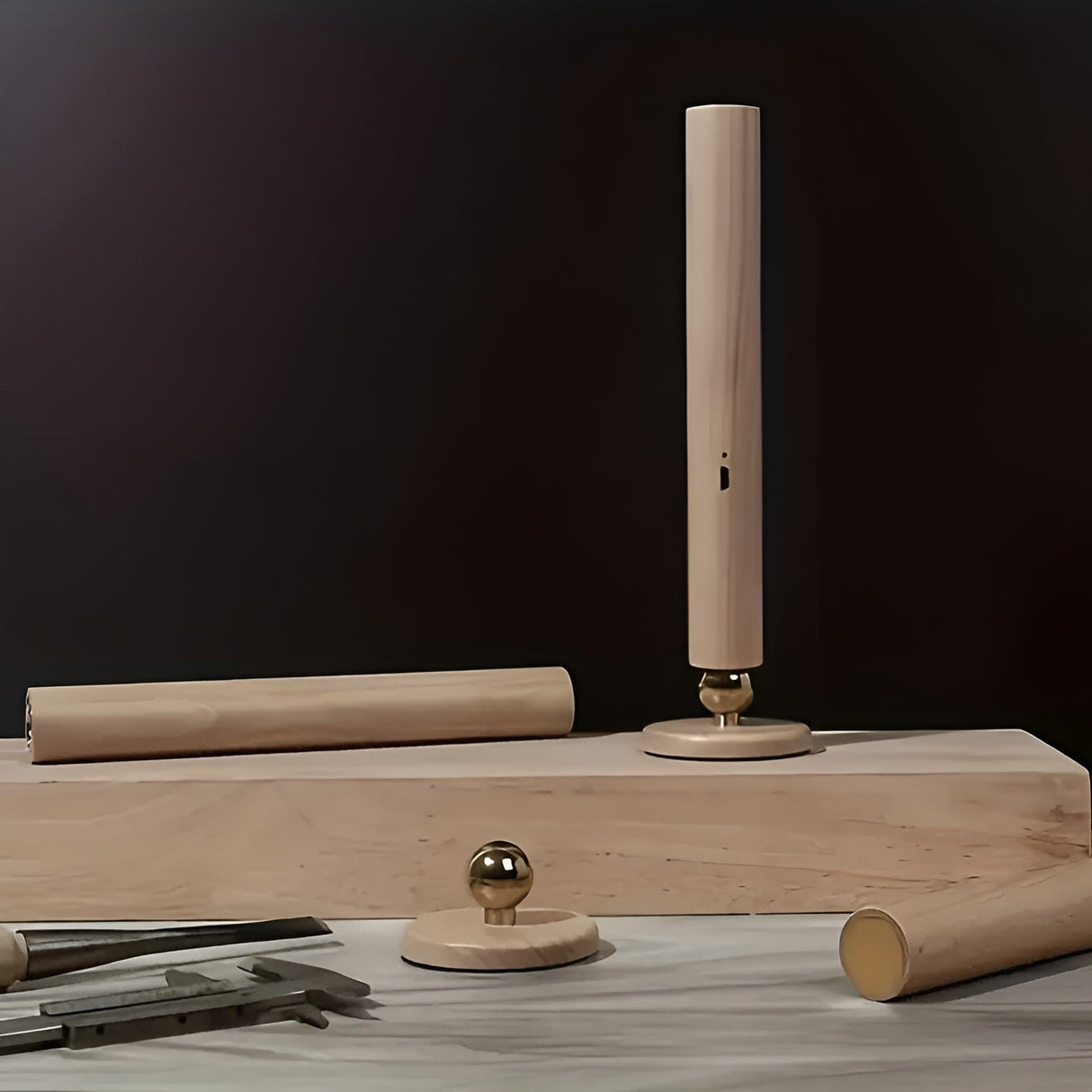 Modern LED-vägglampa – Återuppladdningsbar med touchkontroll | 360° roterbar & magnetfäste Carvallo