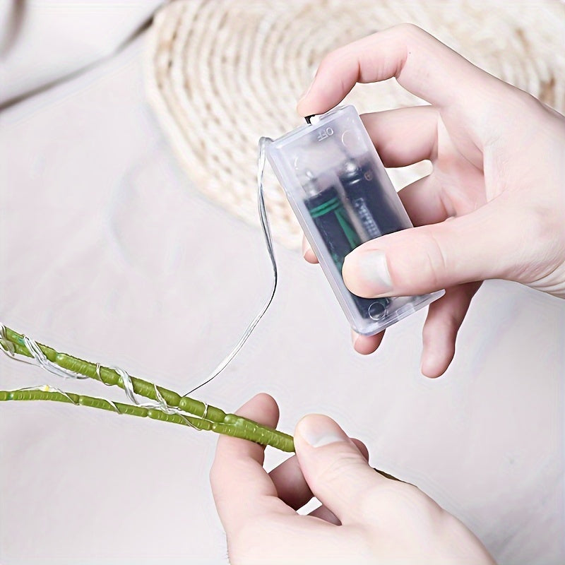 RoyaleGlow Ljusuppsättning Olivträd LED-lampa – Modern inredning för festliga tillfällen, bröllop, födelsedagar och feststämning, idealisk för matbord, skåp eller caféinredning Carvallo