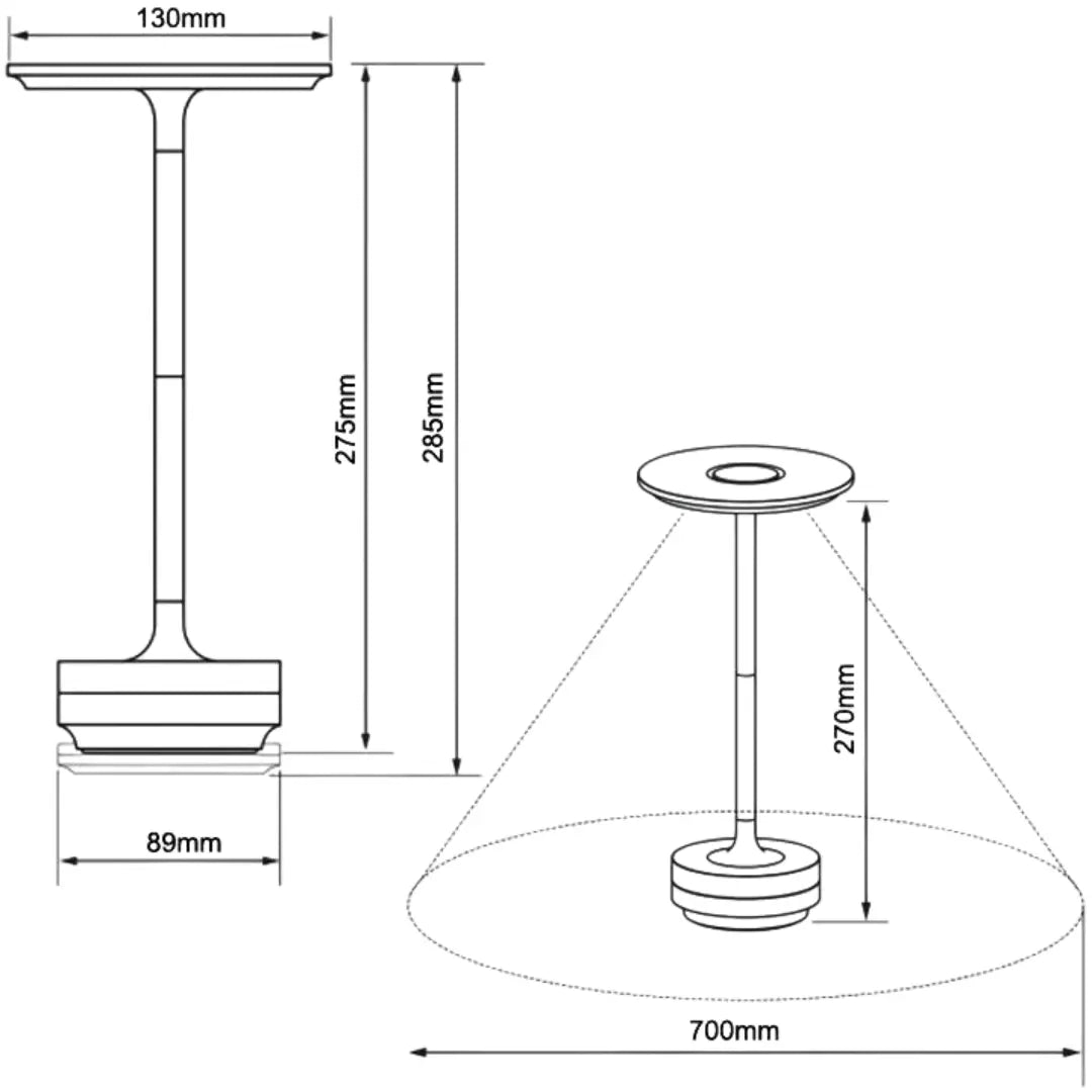 Norrsken - Bordslampa Portabel-Hemnix-Hemnix