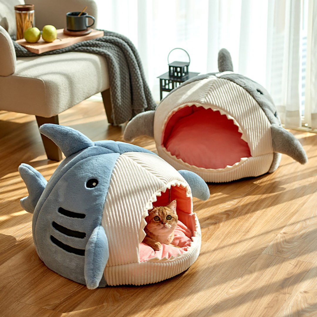 FurryDome House - Varm bärbar kudde katt husdjursgrotta hus Carvallo