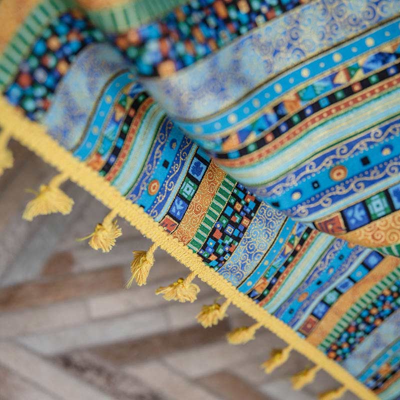 Färggranna Pärlfrans Gardin Ljusfilter Draperier Carvallo