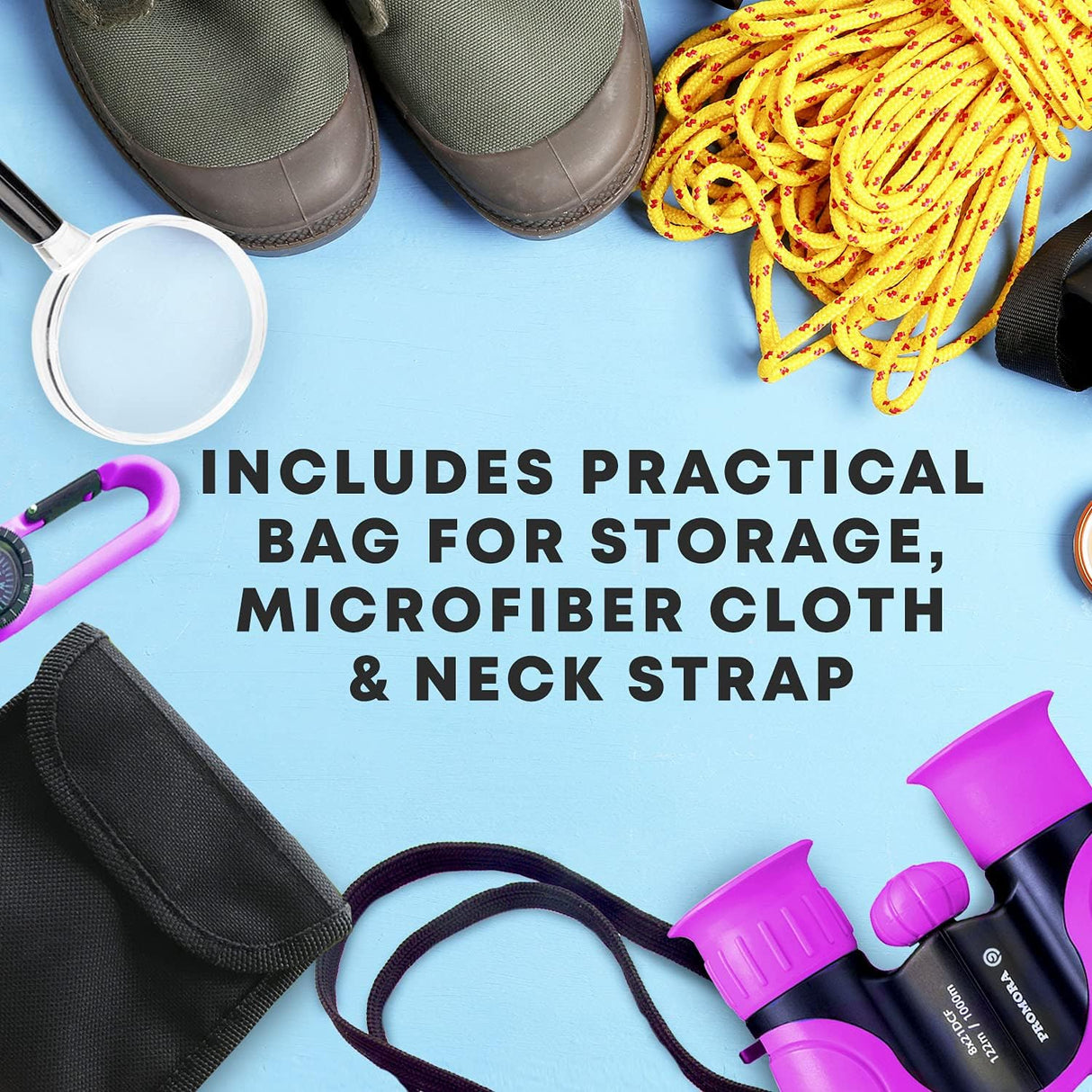 Kikare för Barn Lätt Vikt Utomhus Äventyr Carvallo