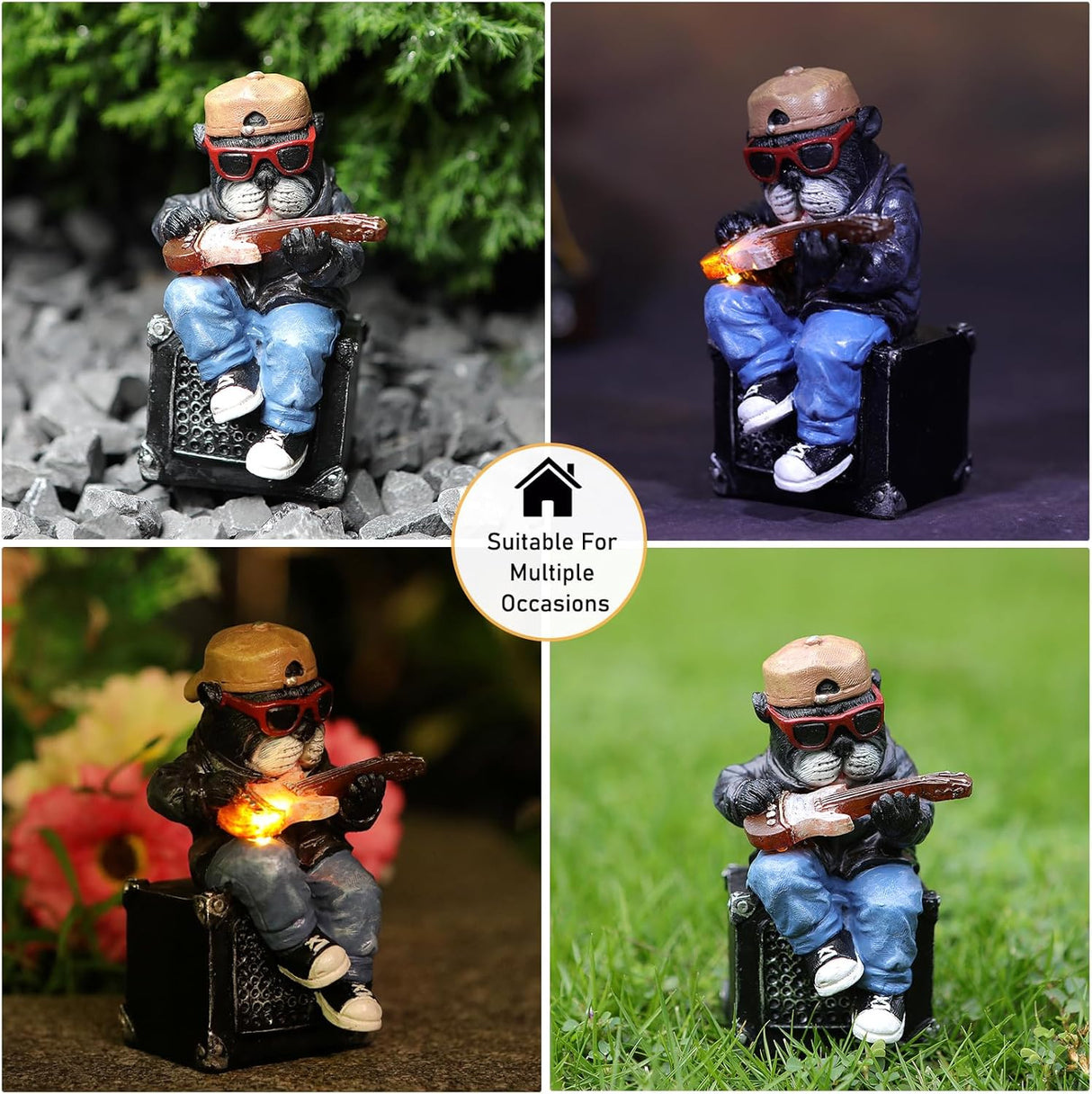 Nyckfull minidekoration för uteplats, gräsmatta och älvträdgård MILA Sverige