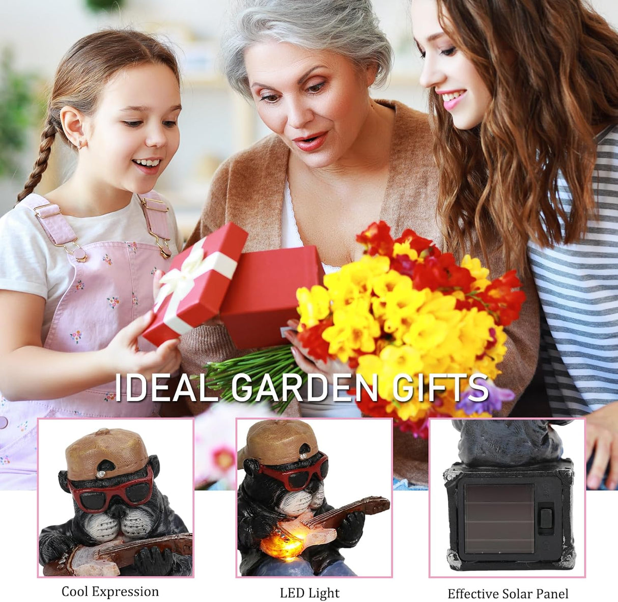 Nyckfull minidekoration för uteplats, gräsmatta och älvträdgård MILA Sverige