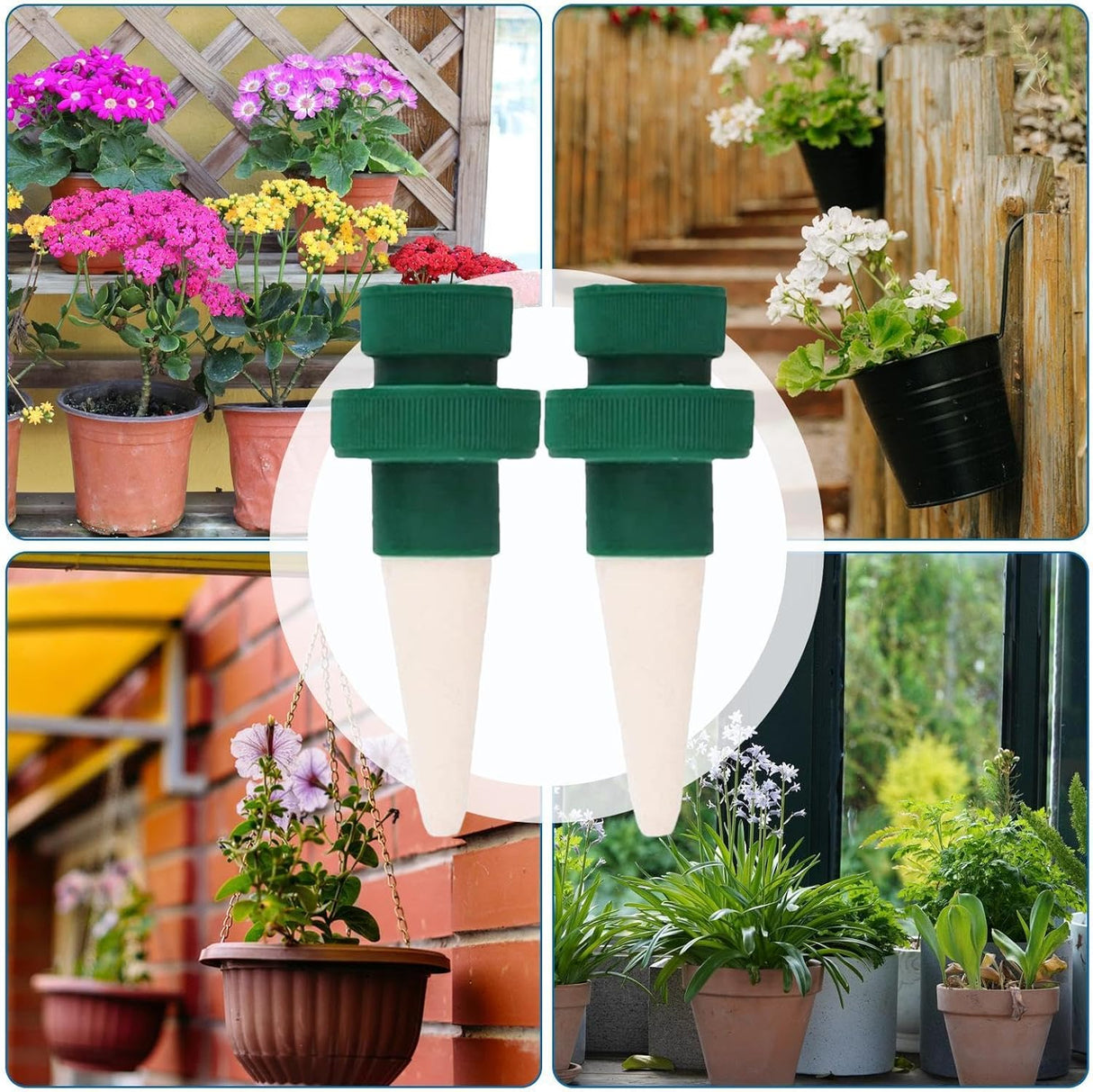 Självvattnande spetsar för växter – Automatiska droppspetsar för flaskor Carvallo