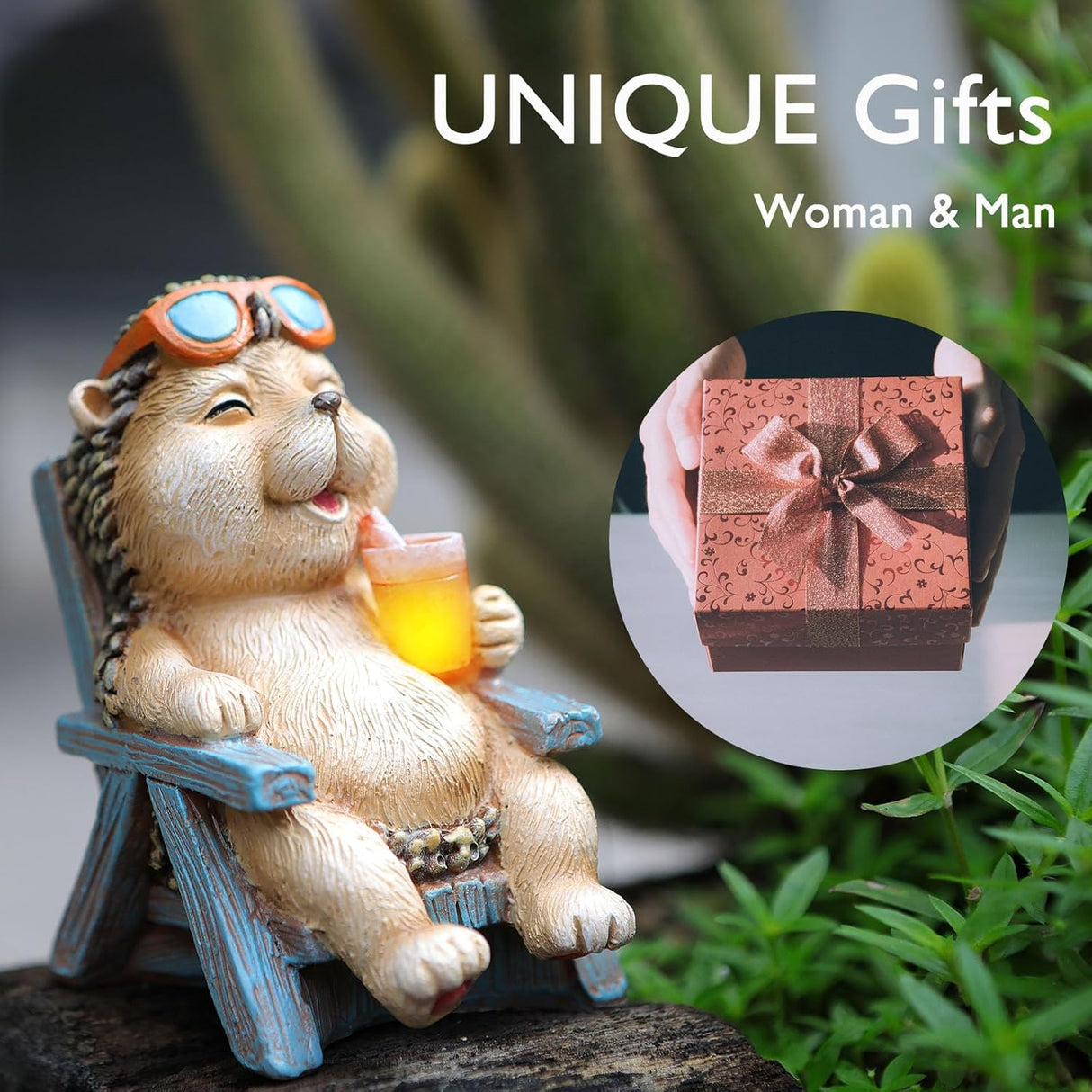 Nyckfull minidekoration för uteplats, gräsmatta och älvträdgård MILA Sverige