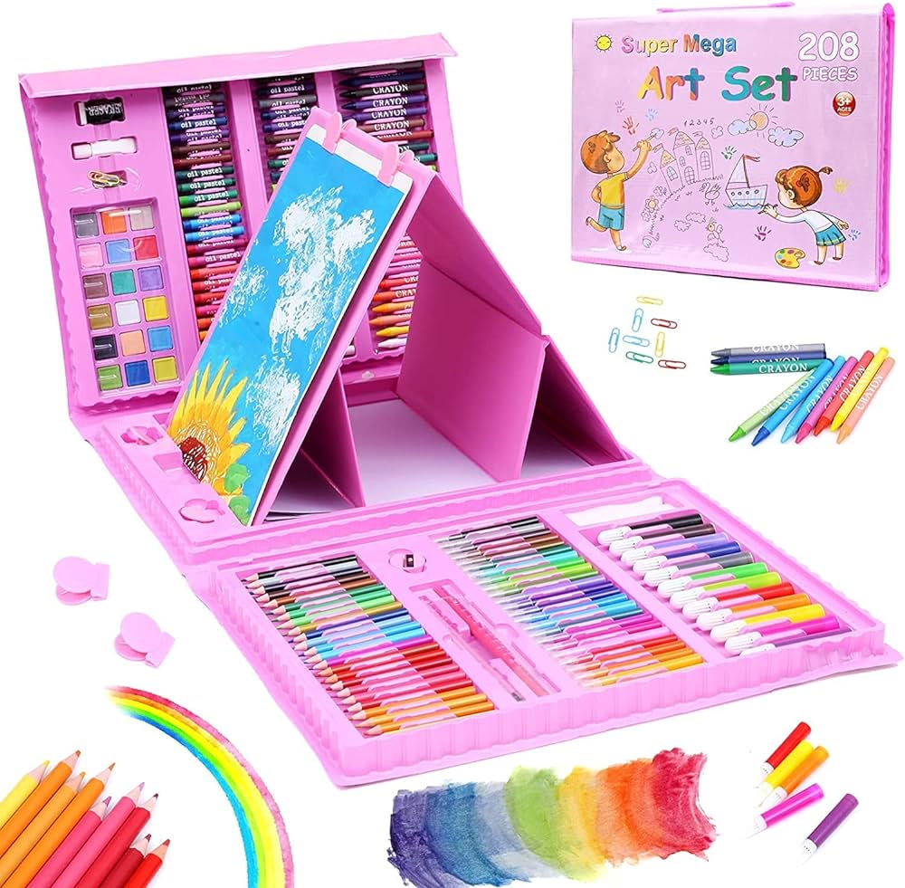 ArtKit - Konstnärs Kit För Barn-Hemnix-Rosa-Hemnix