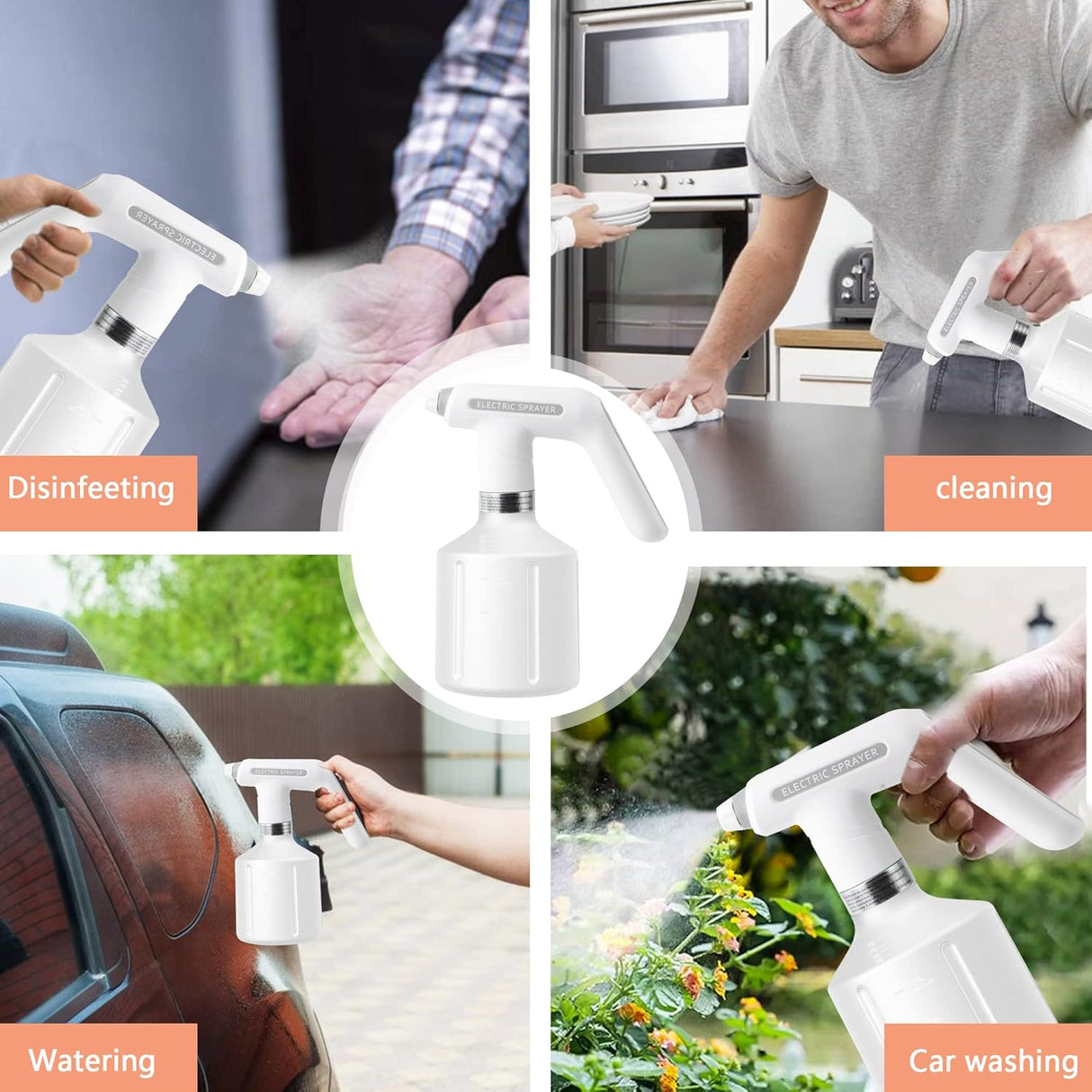 Elektrisk sprayflaska för växter – Automatisk vattenkanna med komforthandtag Carvallo