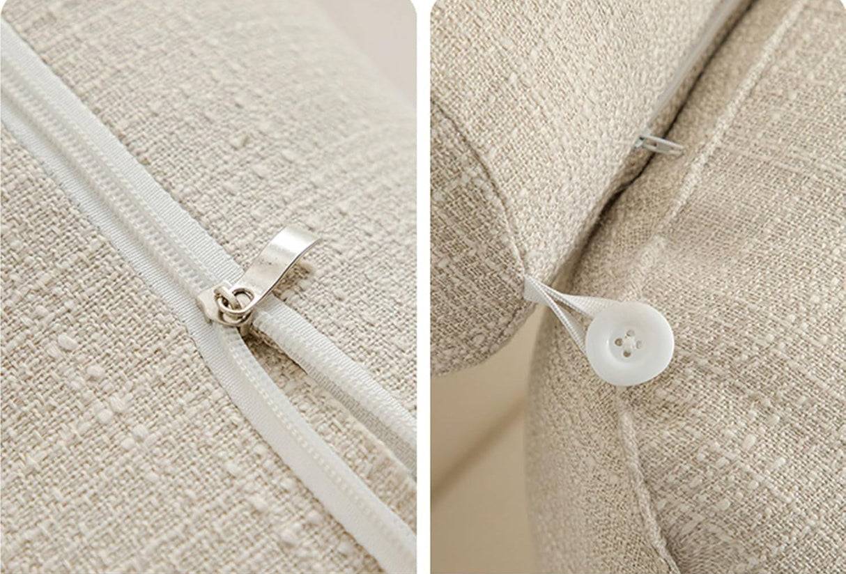 Delux ryggstöd kudd – Ergonomiskt stöd med justerbart nackstöd & tvättbart fodral Carvallo