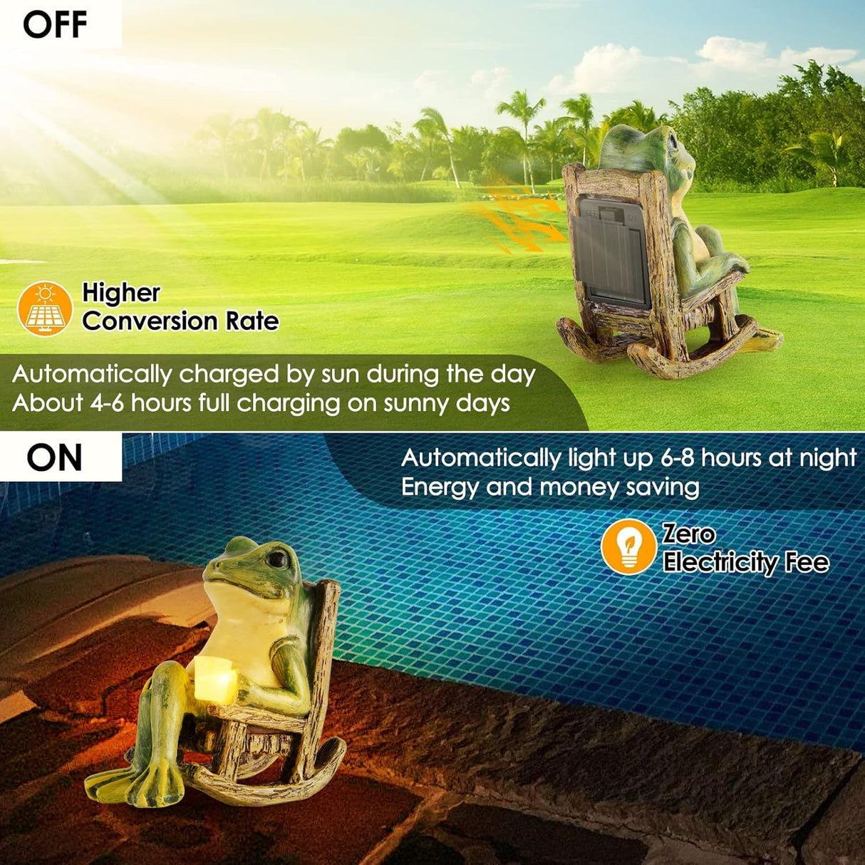 Nyckfull minidekoration för uteplats, gräsmatta och älvträdgård MILA Sverige