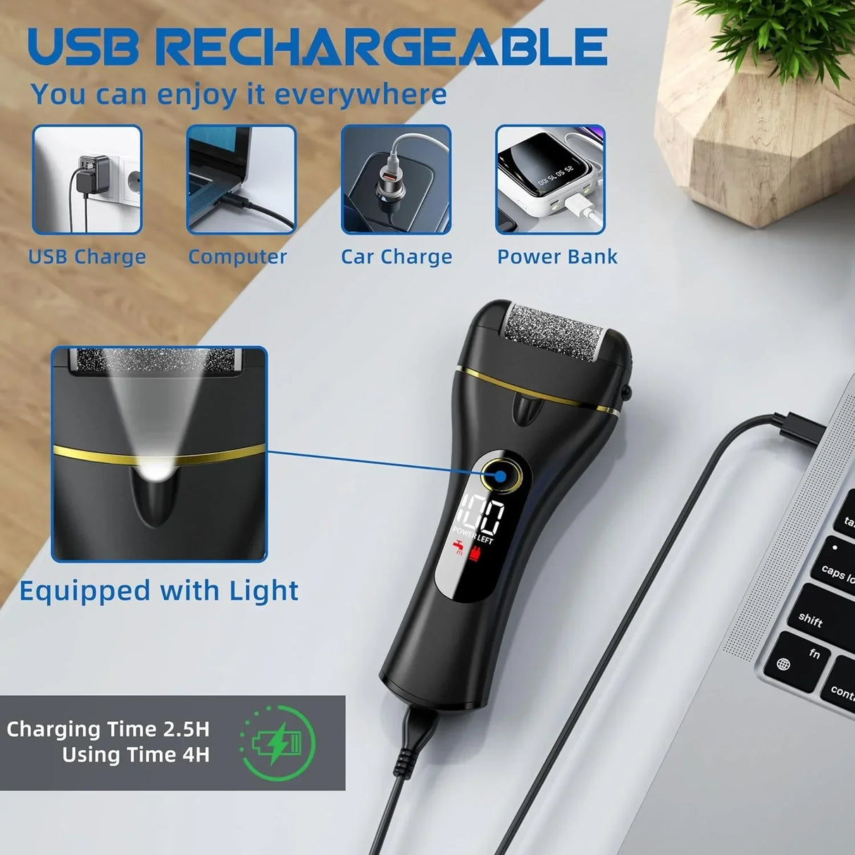 Luxora Elektrisk Förhårdnad Borttagare 16-i-1 Professionellt Kit Carvallo