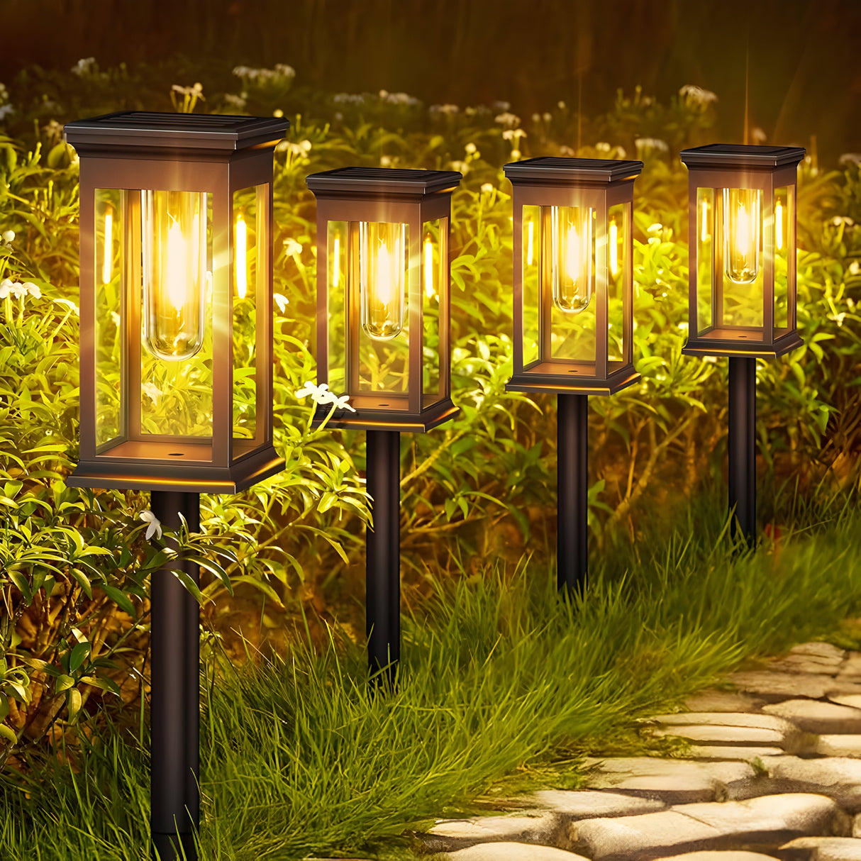 GlowMoss Path – Vattentät trädgårdsgångbelysning för utomhusbruk Carvallo