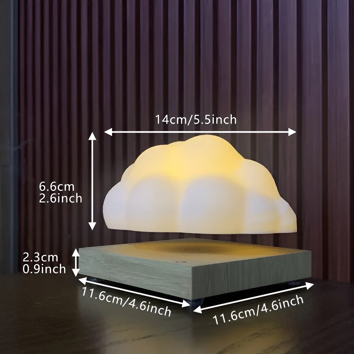 SkyLume Lampa - Automatisk Rotating LED Bordlampa Carvallo