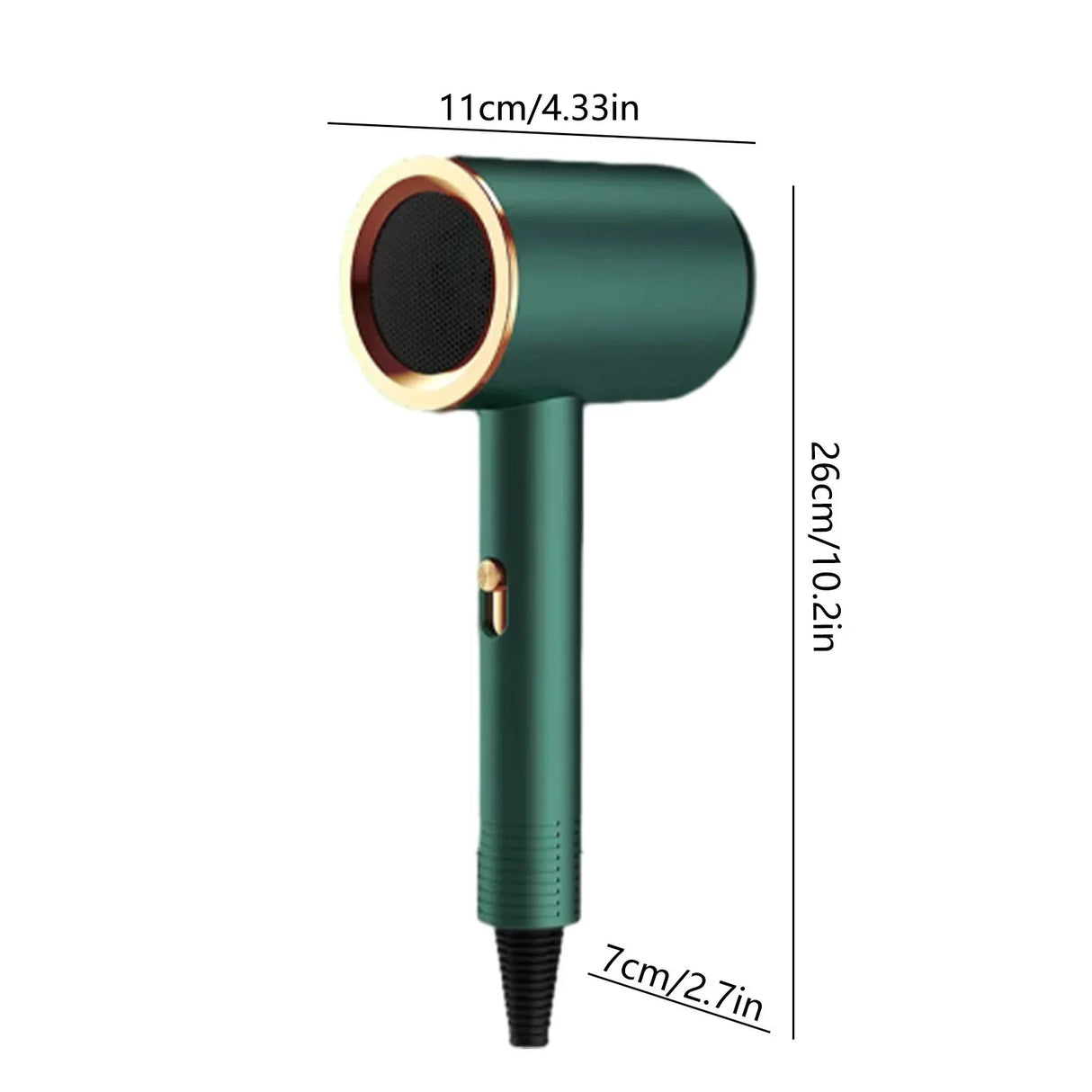 Hårfön Borste | Hög hastighet Tyst Styler för Hemmet Carvallo