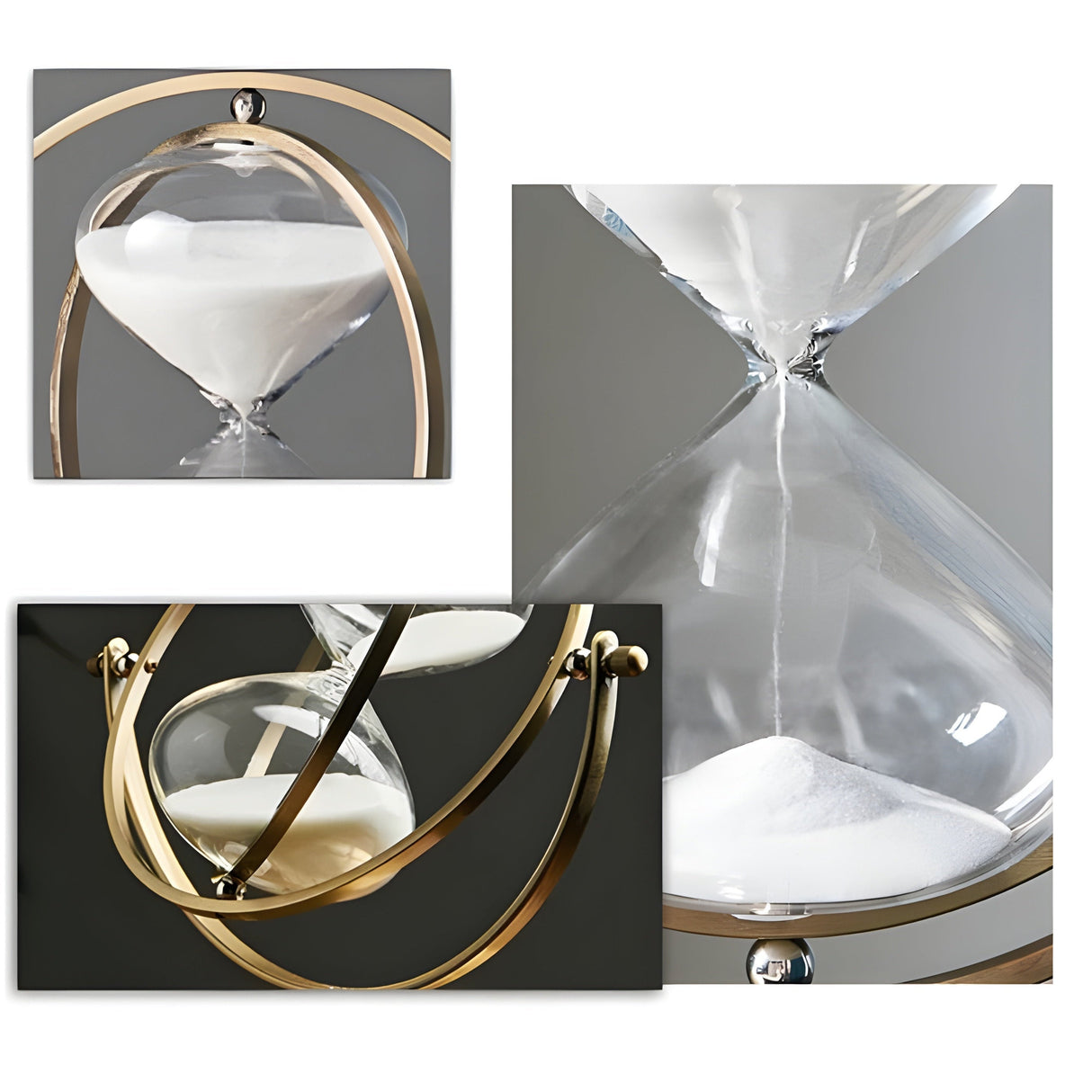 SereniTime - Elegant sanduhr med lugnande sandflöde och stil Carvallo