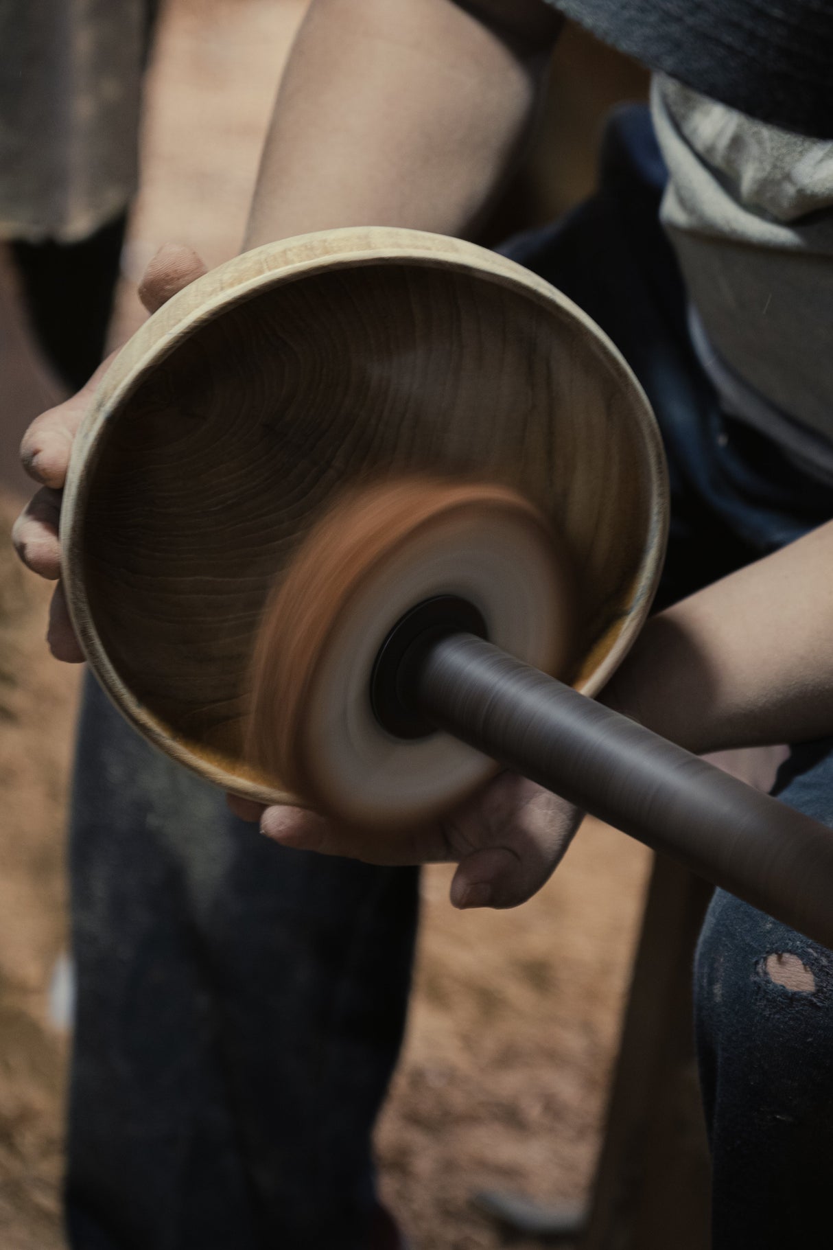 Handgjuten Teakskålset – Nestande Design, 5 Delar Carvallo