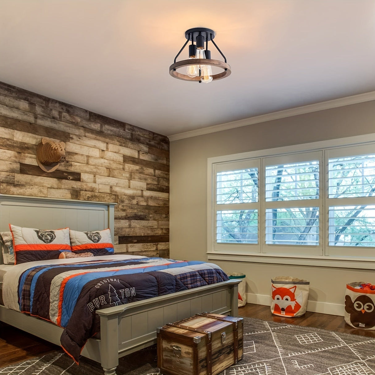 NatureLight Tre-Arm Lampe - För Atmosfärisk Belysning och Karaktär Carvallo