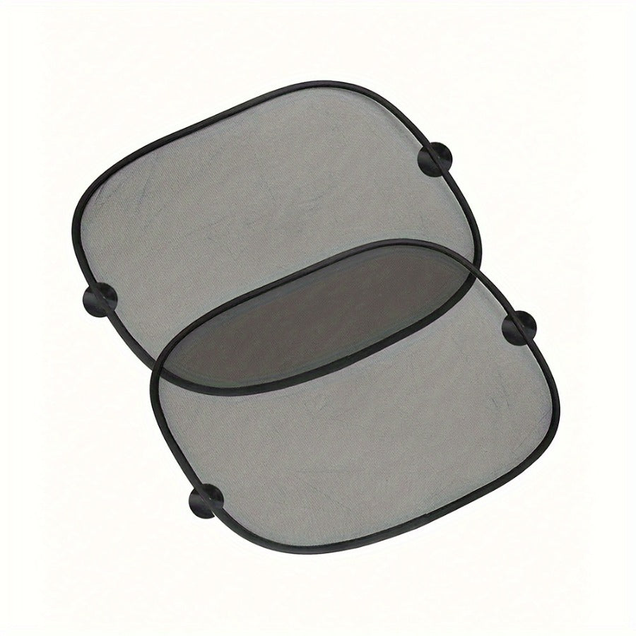 Carvallo-Solskydd SolarisFix | 2-pack för bakrutor | UV-skydd & värmeskydd | Med sugkoppar Carvallo