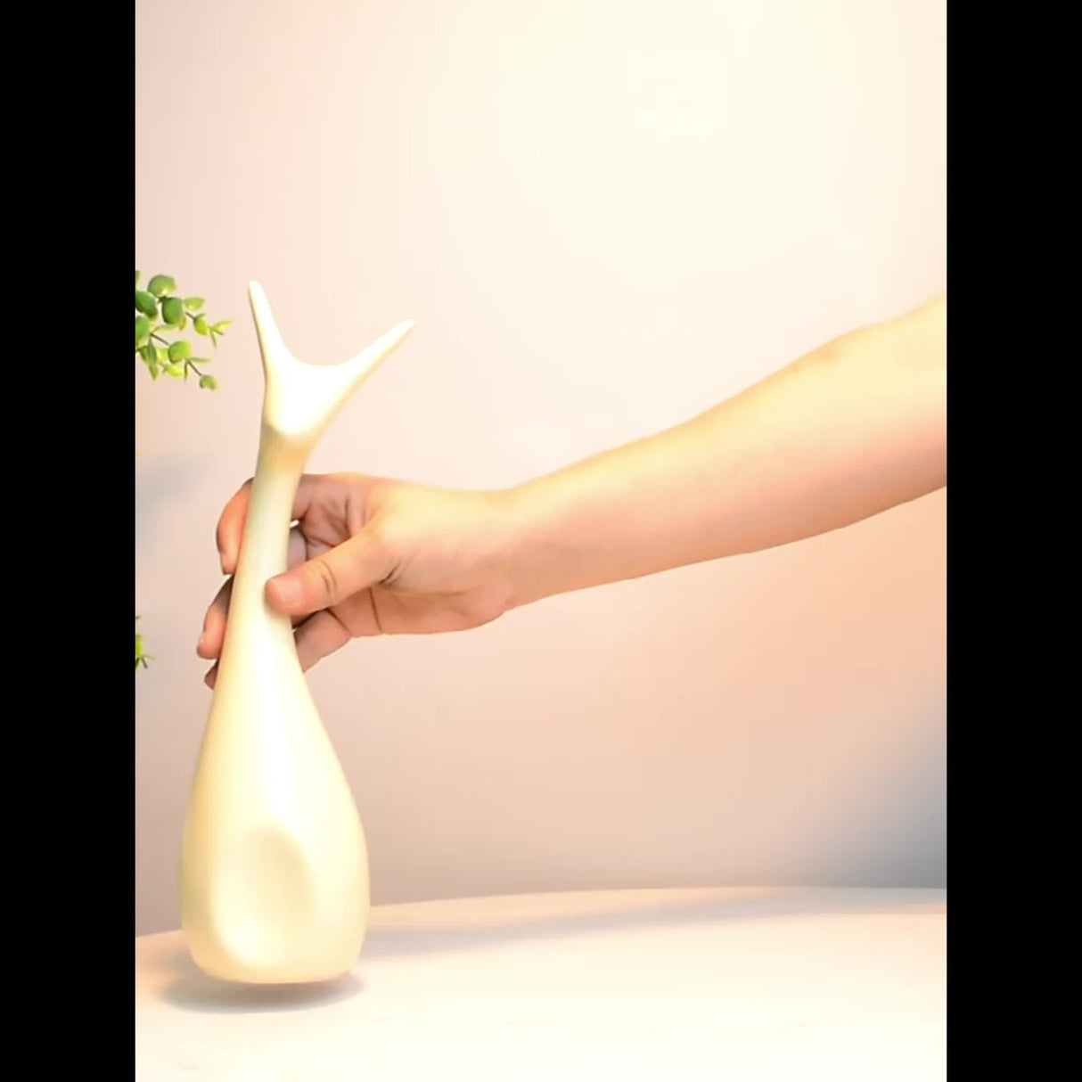 Keramisk Hjort Staty Set – Lyxig Dekor för Vardagsrum och Kontor Carvallo