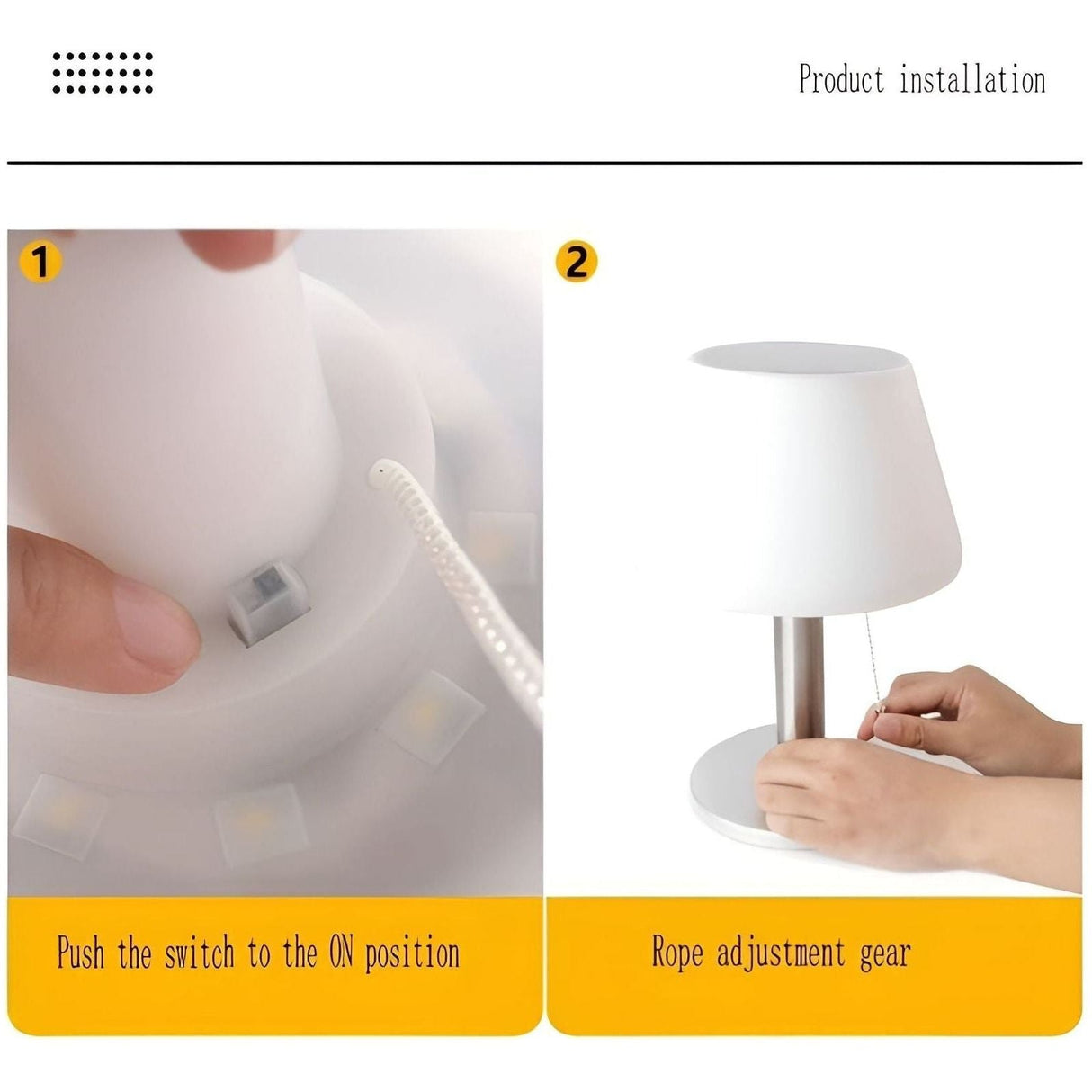 ClassicGlow Lampa - Traditionell Solarbordslampa Carvallo