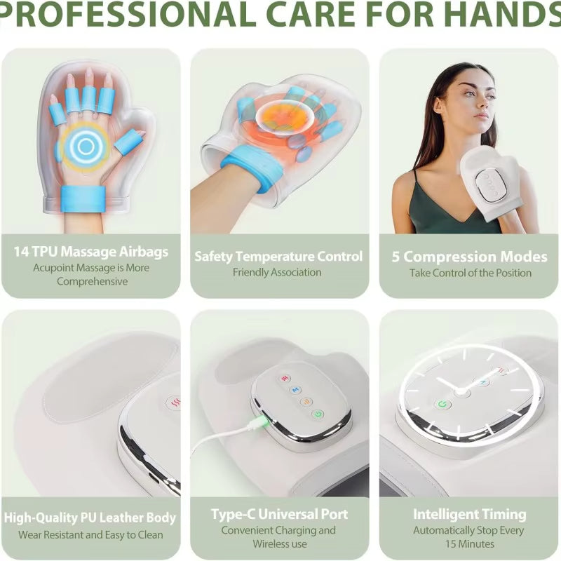 Professionell Handmassage med värmekompression lindring Carvallo