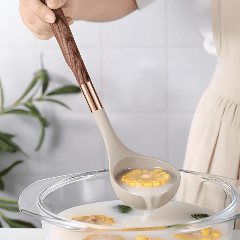 Luxe Silikon Kökredskap | 10 Delars Set Carvallo