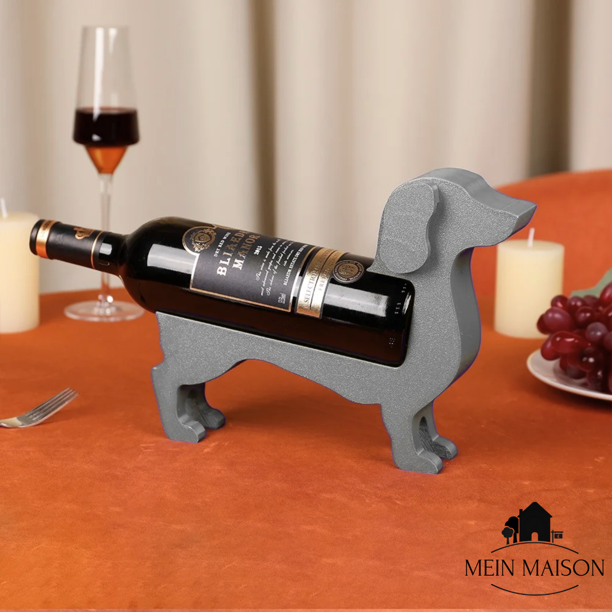 Carvallo Dachshund CorkHound | Originellt design | Stabil & Dekorativ | För 375–500 ml Carvallo
