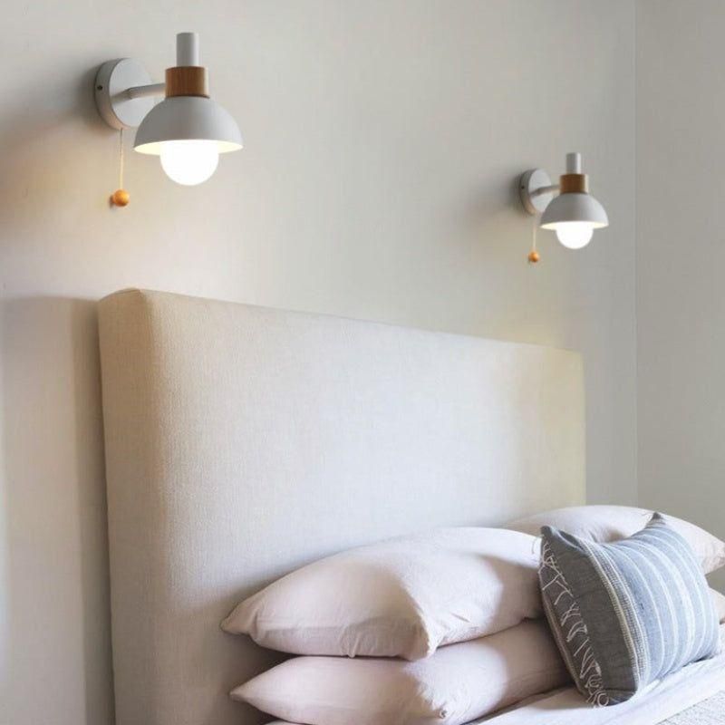 SwitchBeam Ljus - LED Vägglampa i Morandi Stil Tillverkad av Nordisk Metall med Strömbrytare Carvallo