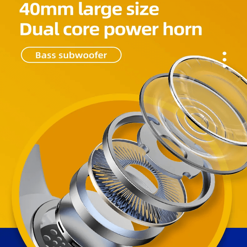 TH10 Trådlösa Stereohörlurar 3D Ljudteknik HiFi Högtalare 12h Batteritid - Kristallklar Ljud-headphone-BB-Hemnix