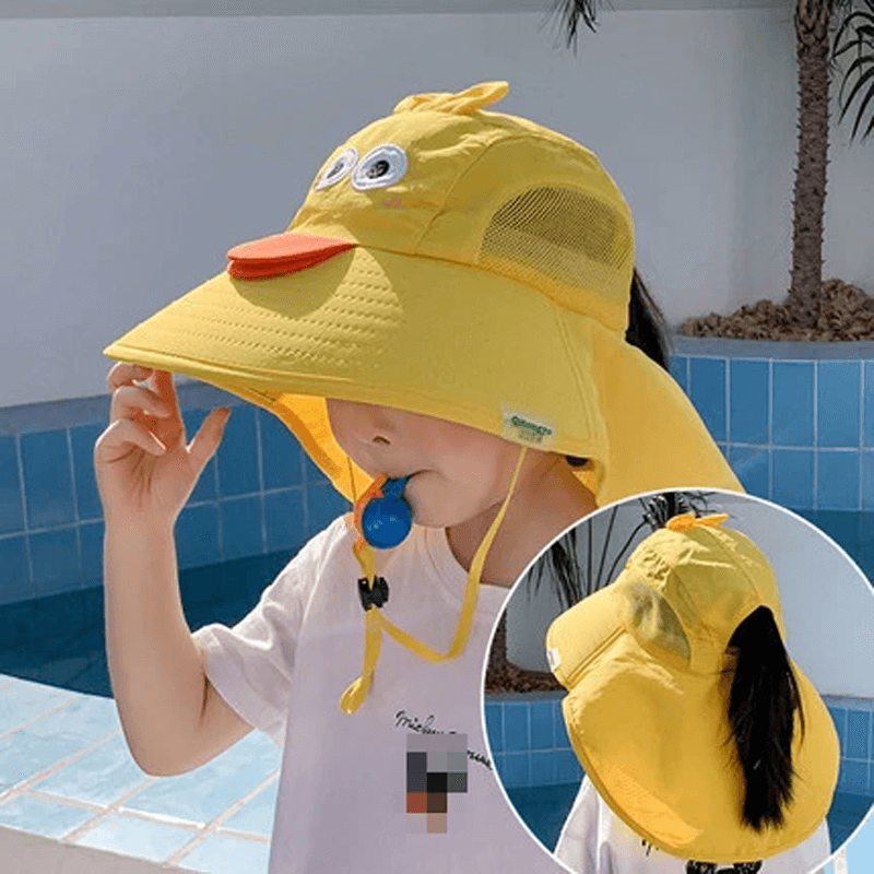 Luftig & Rolig Sommarhatt Solhatt för Barn-Barn-BB-B-Gul-Hemnix