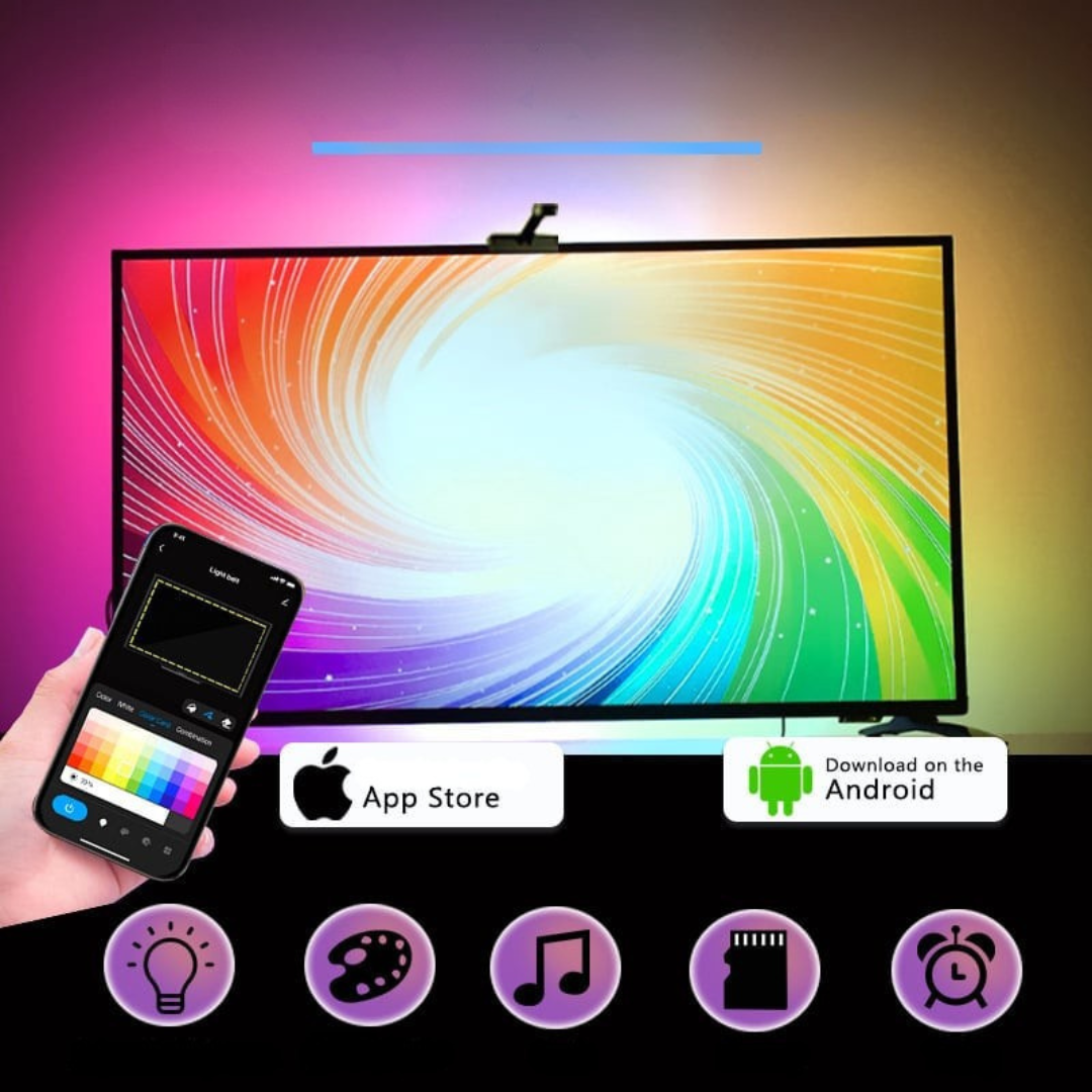 ColorCast – Synkroniserad LED-list för TV-skärmar Carvallo