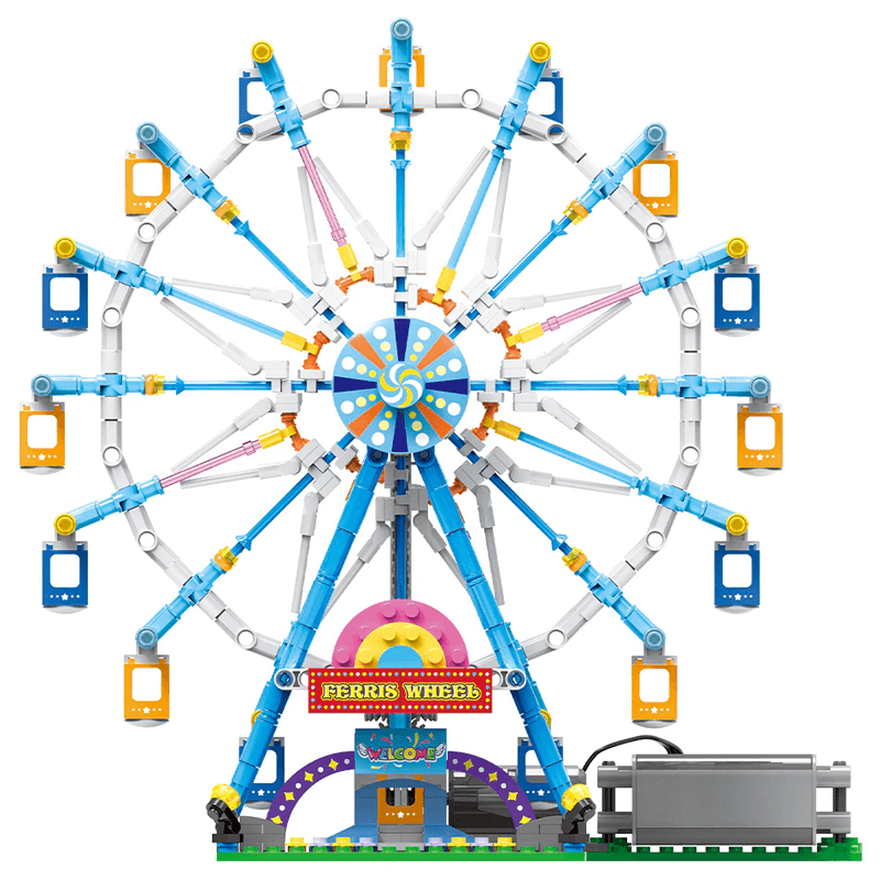 Pariserhjul Byggsats med Belysning - 813 Delar-Byggsats-BB-Hemnix