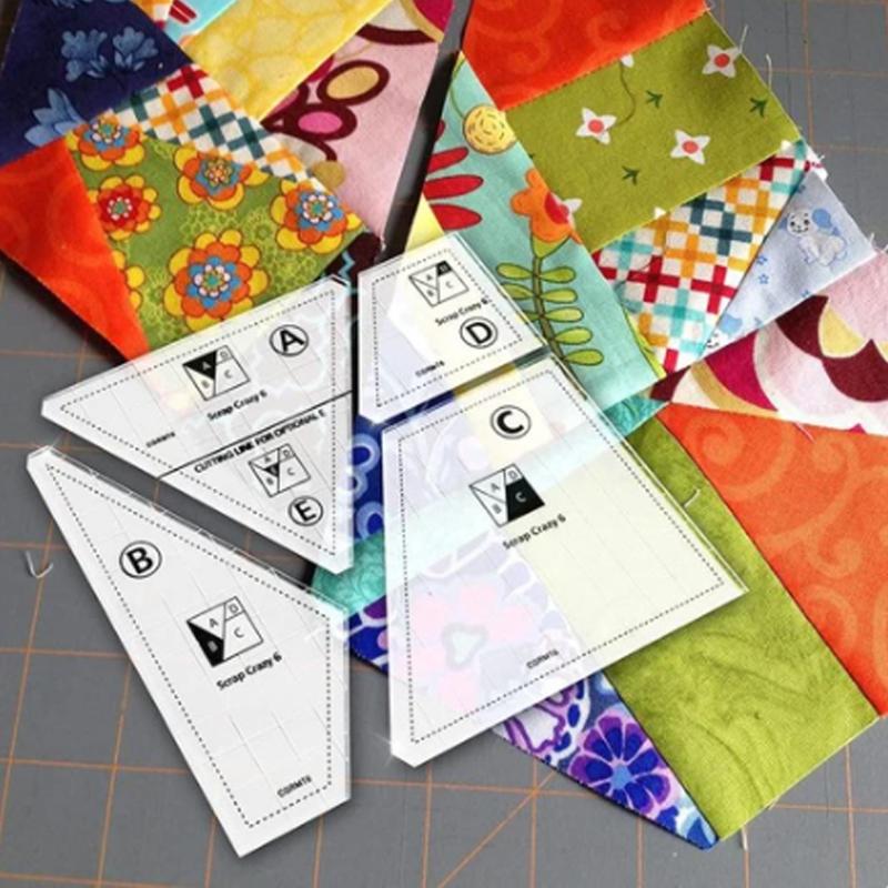 Carvallo - Transparent patchwork sy klippa hantverkslinjal Carvallo