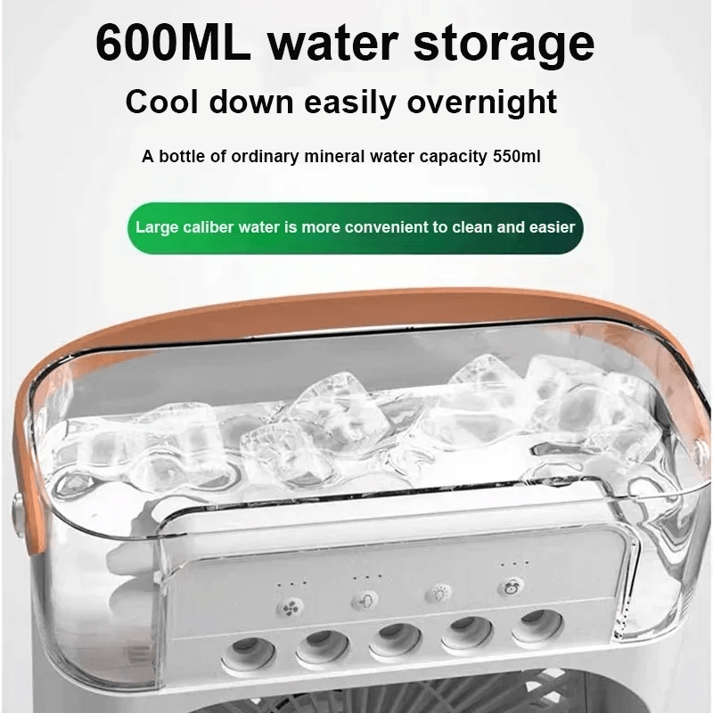 Portabel Bordsfläkt Luftkonditionering med Vattenkylning-Kök-BB-Hemnix