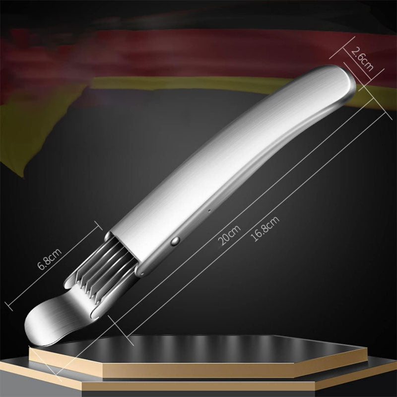 Premium rivjärn i rostfritt stål – Ultravasst köksredskap för enkel strimling MILA Sverige