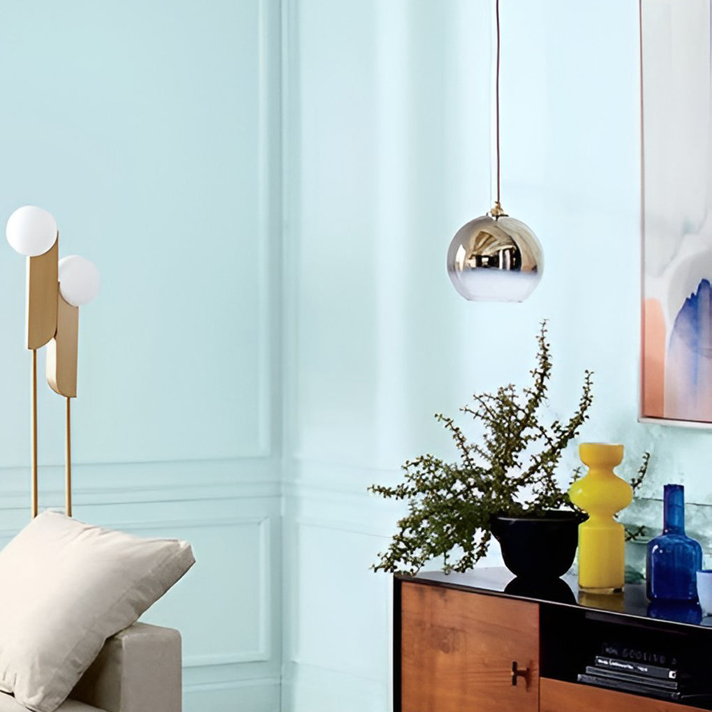 SphereGlow - Modern Glasklar Industrial LED- Handlamp för Kök och Matrum Carvallo