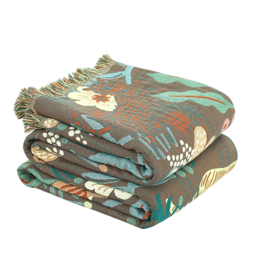 Tiger's Lair Vändbar Filt Carvallo