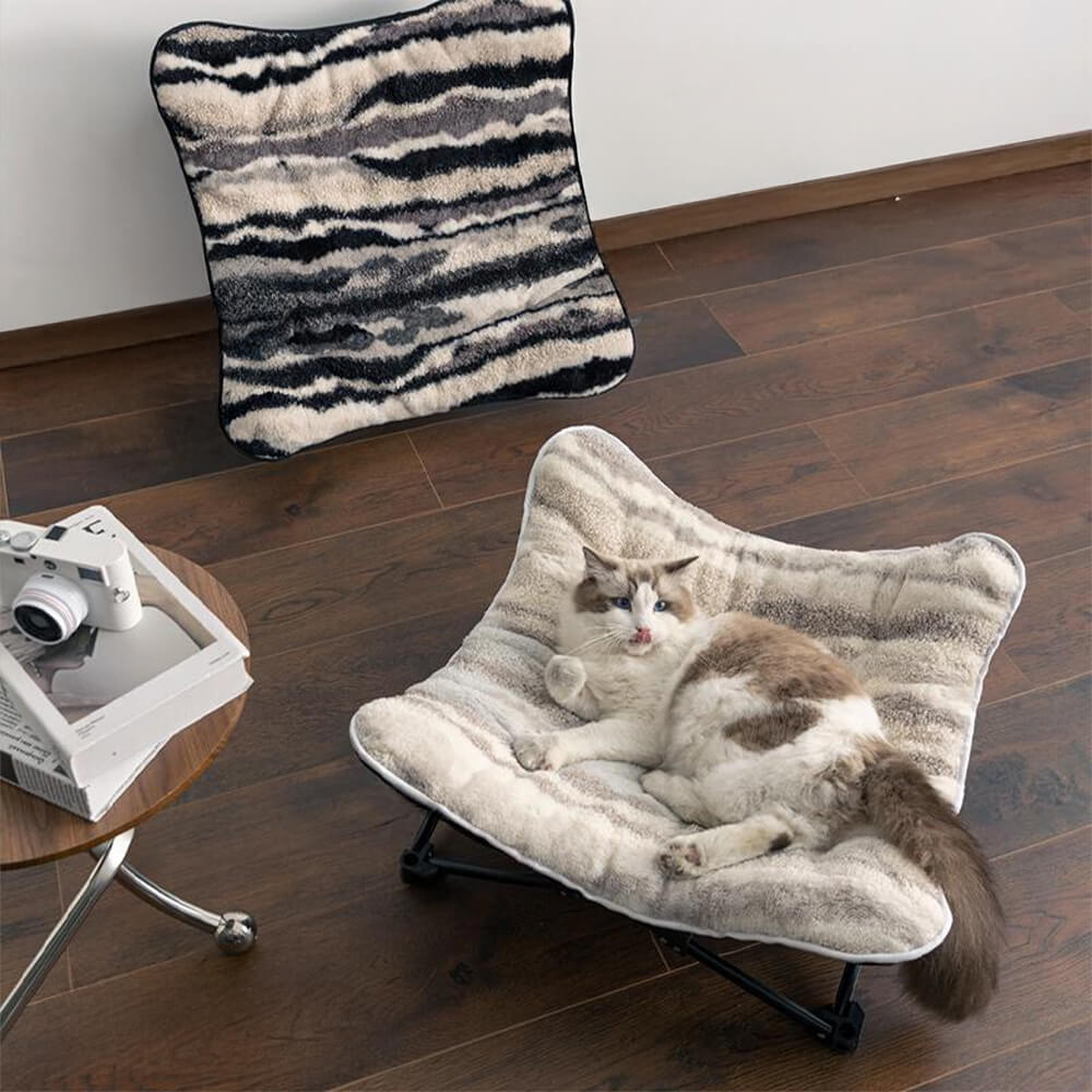 Bärbar upphöjd hundsäng Fällbar Andningsbar Polyester för inomhus- och utomhusbruk Carvallo