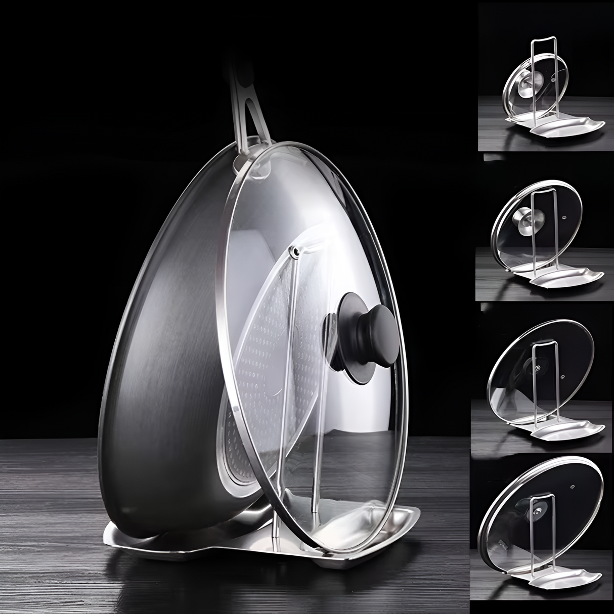 Snygg grytlockshållareställ Carvallo