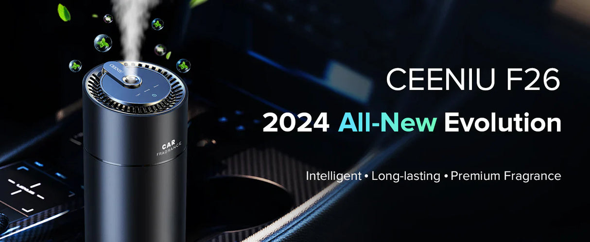 Royaleva Smart Bil Luftfräschare med Anpassade Dofter Carvallo