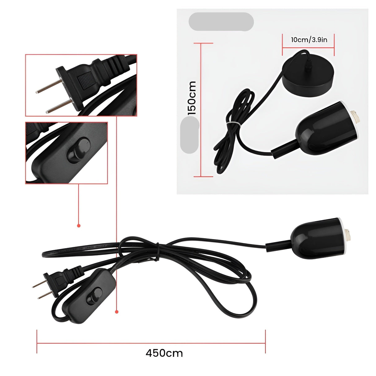 AuroraRetro Light - Nordisk Retro-hänglampa för taket Carvallo