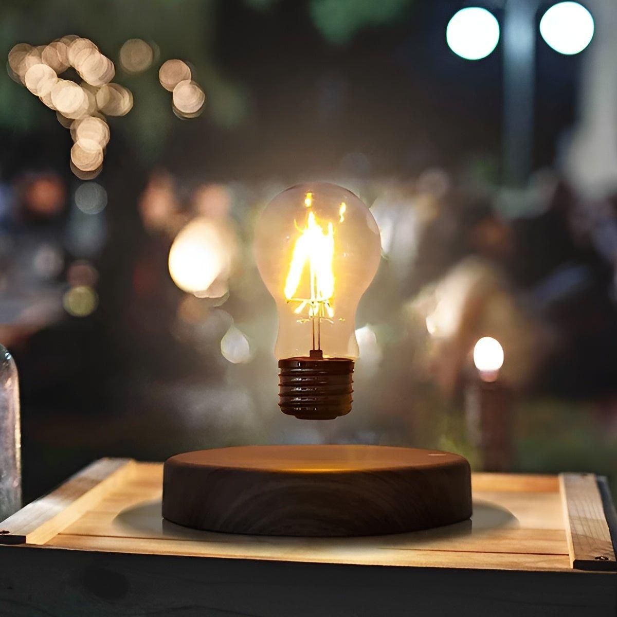 Magisk glödlampa - Elegant magnetisk levitation svävande glödlampa Carvallo