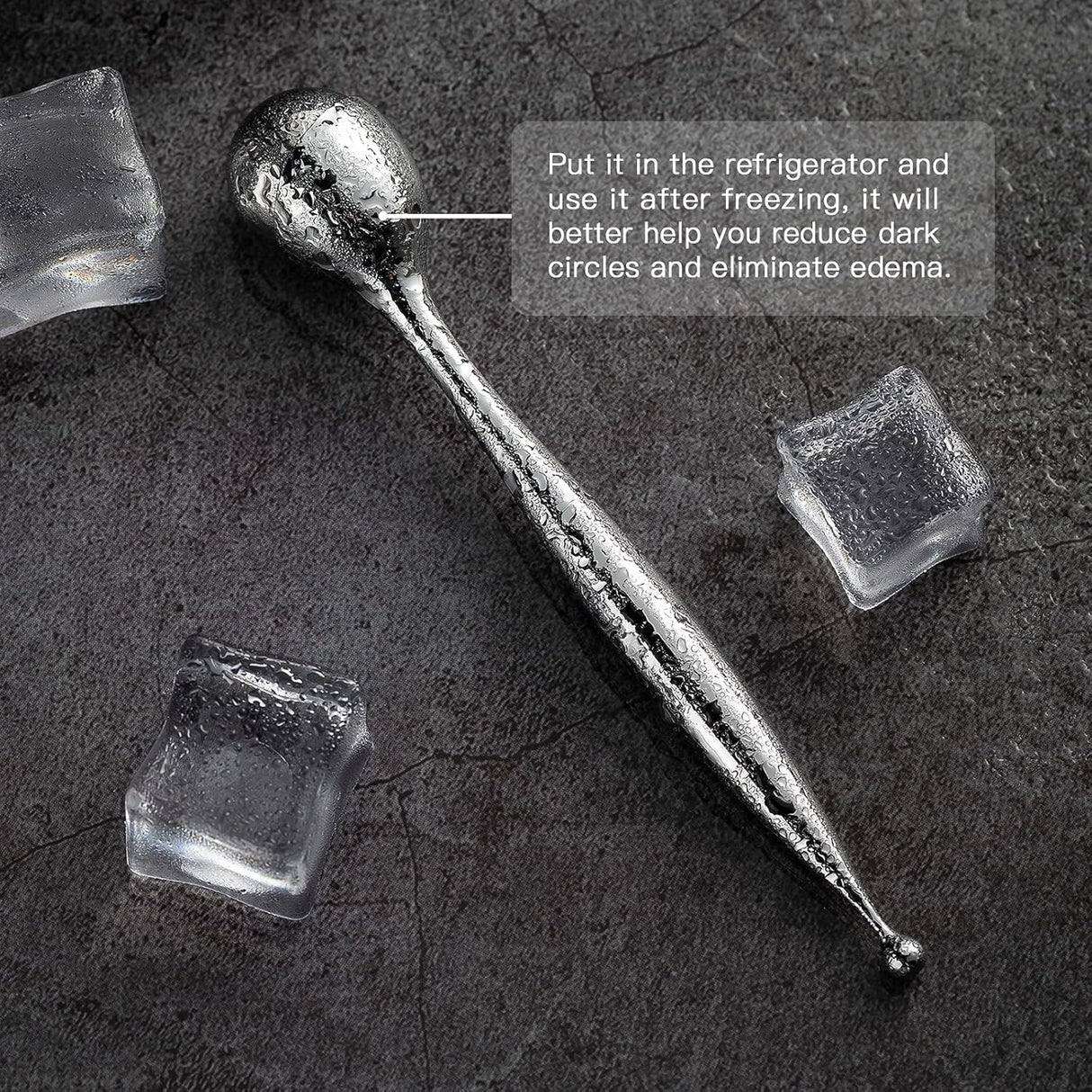 Facial Roller Rostfritt Stål Svullnad Massager Carvallo