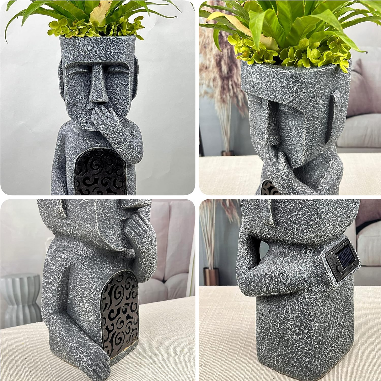 MysticMoai - Fängslande Solcellestatuetter för en kulturell prägel i din trädgård Carvallo