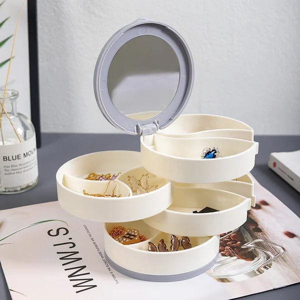 Vridbar Smyckesförvaringsbox (4 Lager) Carvallo