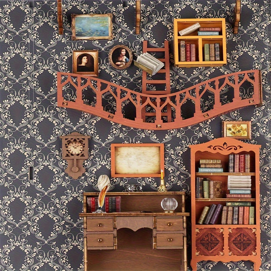 Magiska Bokhuset – 3D Träpussel för Kreativa Byggare Carvallo