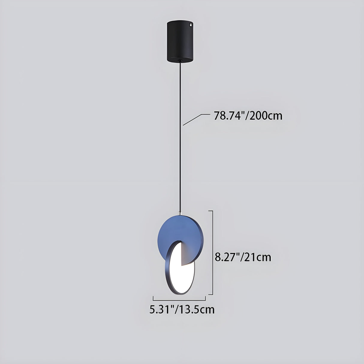 EclipseLuxe Light – Skandinavisk Rund Pendellampa Carvallo